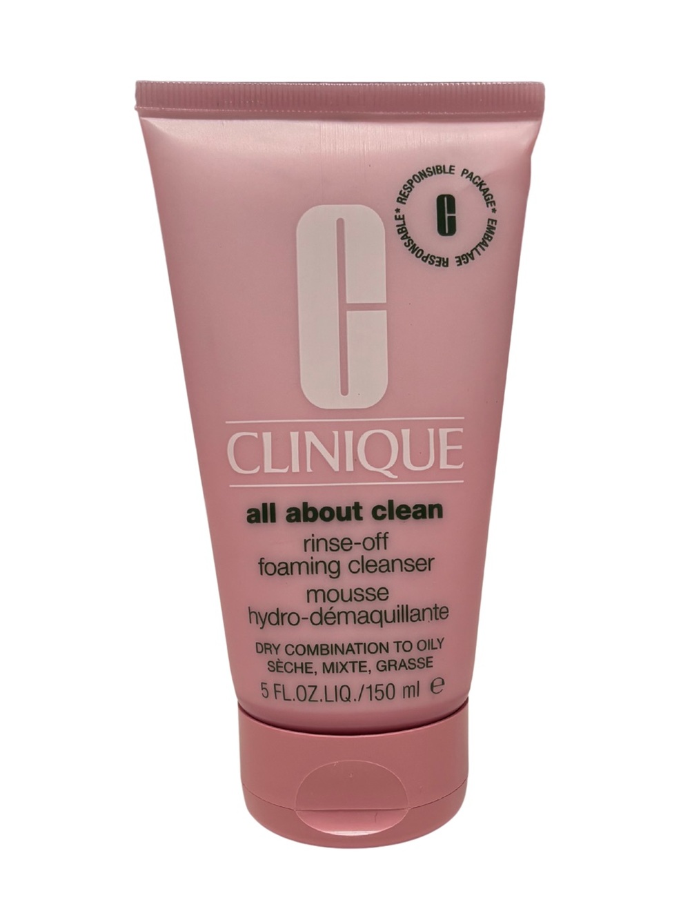 Clinique Pink All About Clean Rinse-Off Foaming Cleanser